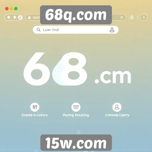 Análise da interface do usuário do 68q.com